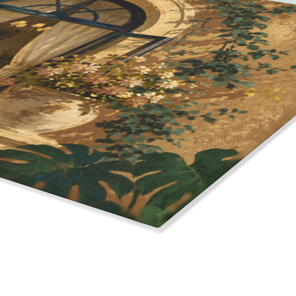 Tuscan Window Glass Serving Board