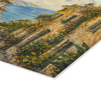 Italian Village Glass Serving Board