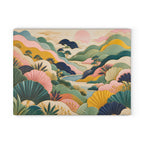 Japanese Garden Glass Serving Board