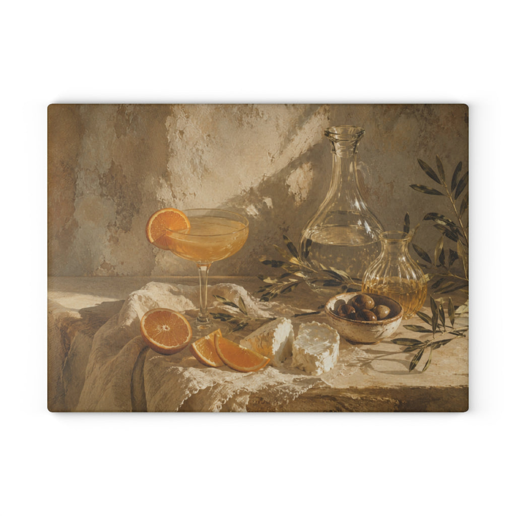 Golden Hour Aperitivo Glass Serving Board
