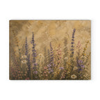 Wild Lavender Field Glass Serving Board