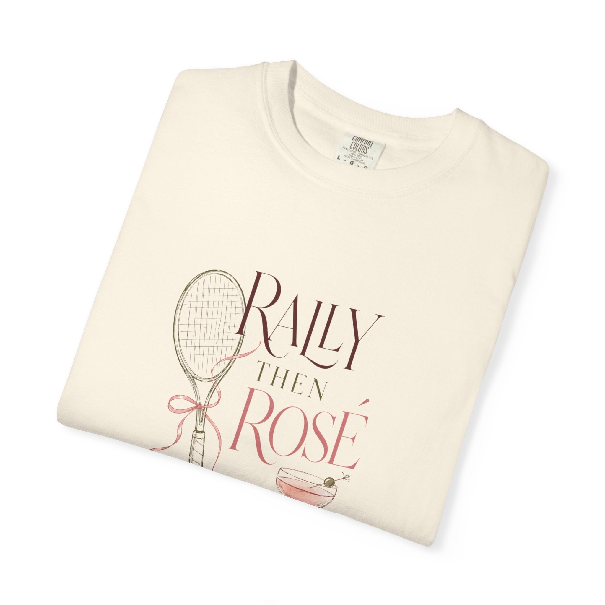 Tennis & Rose Graphic T-shirt