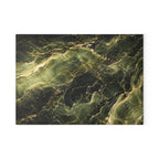 Deep Green Marble Glass Serving Board
