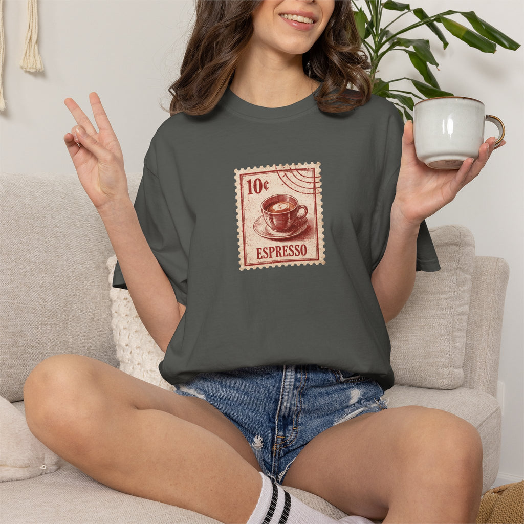 Espresso Stamp Graphic T-shirt
