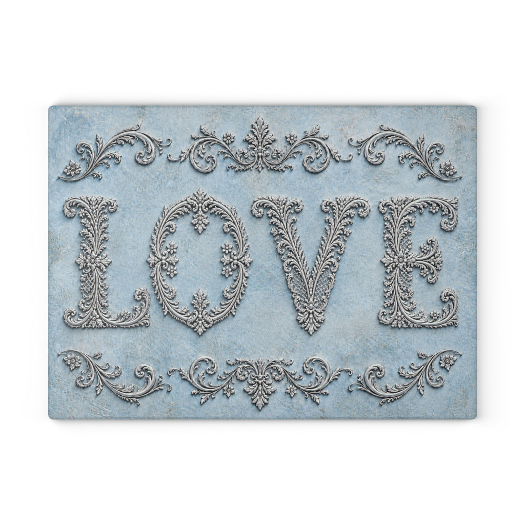 Something Blue Gift Glass Tray