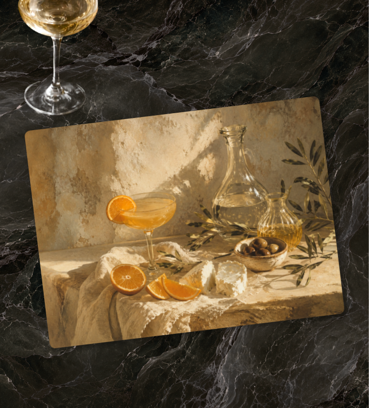 Aperitivo Glass Serving Board