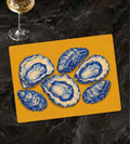 Oysters Glass Serving Board