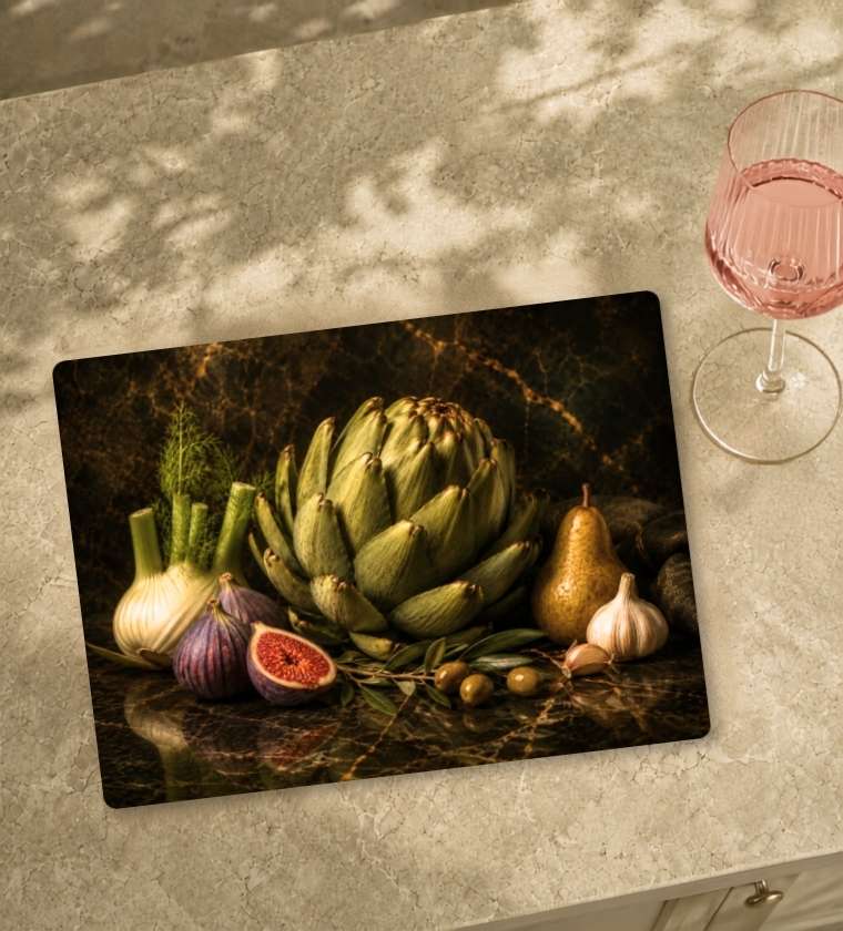 Harvest Glass Serving Board