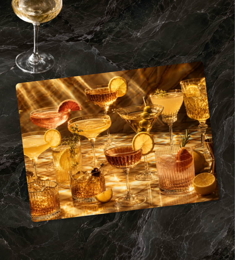 Cocktail Hour Serving Board