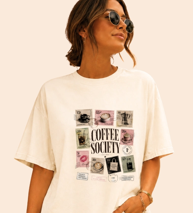 Coffee Society Graphic T-shirt
