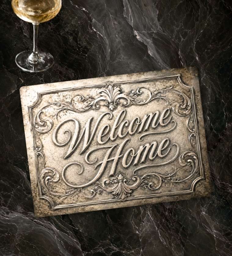 New Home Glass Board Gift
