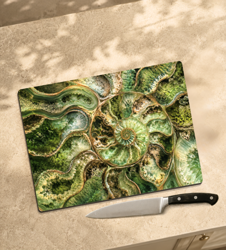 Green Pattern Glass Board