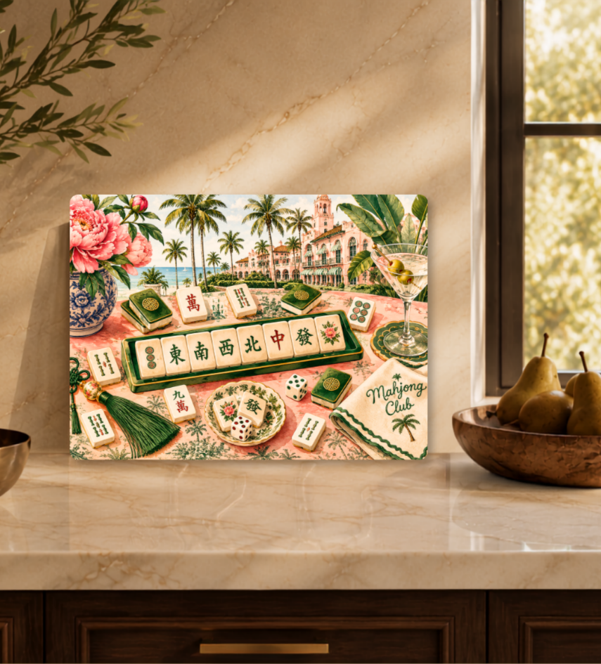 Mahjong Night Tropical Charcuterie Board