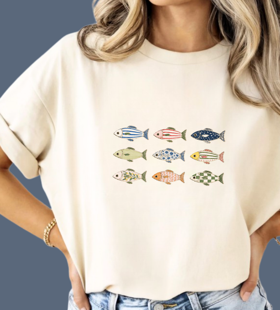 Lucky Fish Graphic T-shirt