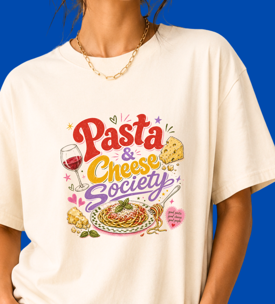 Pasta & Cheese Foodie T-shirt