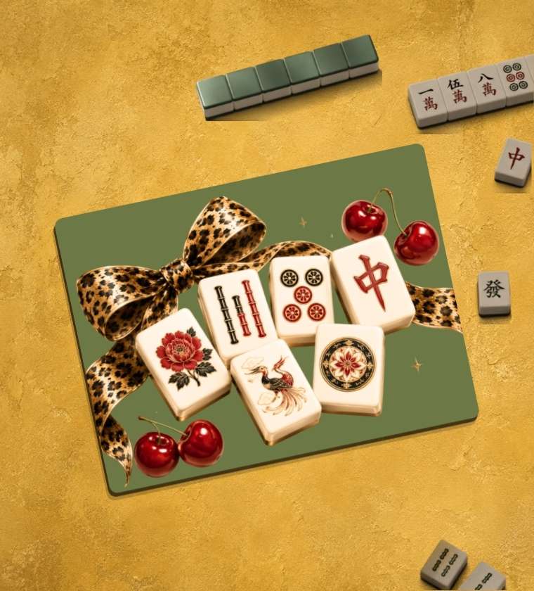 Mahjong Energy Night Glass Board