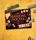 Mahjong Social Game Night Glass Charcuterie Board