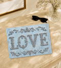 Something Blue Gift Glass Tray