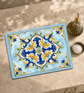 Vintage Blue Tile Glass Board