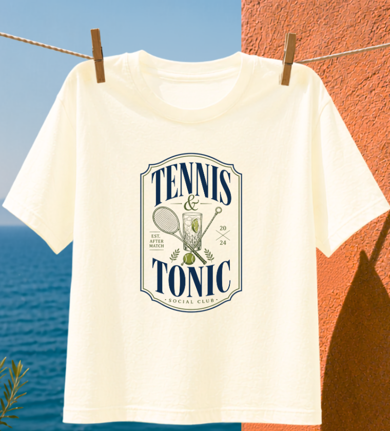 Tennis Tonic Social Club Tee