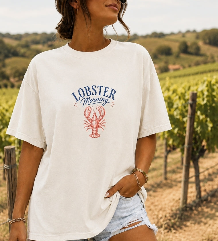 Lobster Morning Hostess T-shirt
